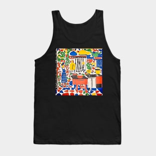 A woman in the kitchen-Matisse inspired Tank Top